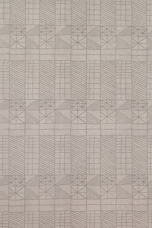 Architect's Quilt Wallpaper by Kerry Joyce in Steel Beams