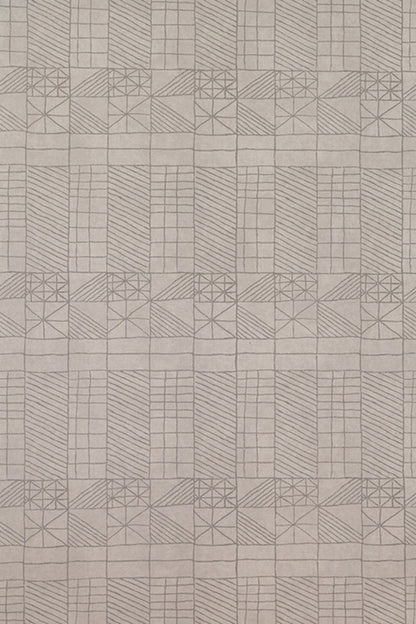 Architect's Quilt Wallpaper by Kerry Joyce in Steel Beams