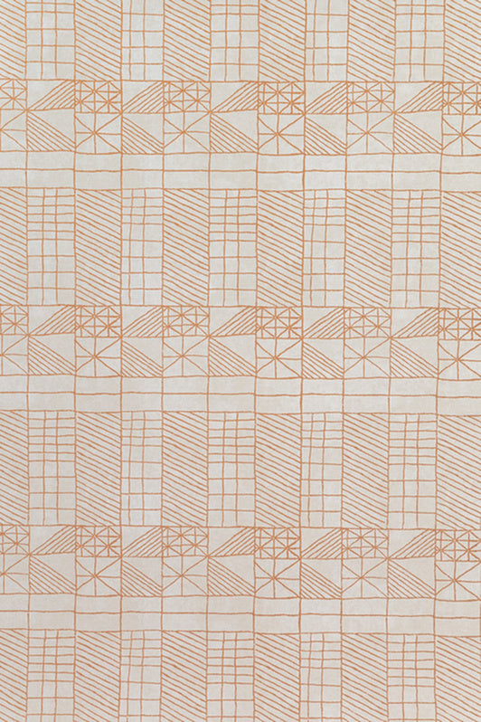 Architect's Quilt Wallpaper by Kerry Joyce in Sunview