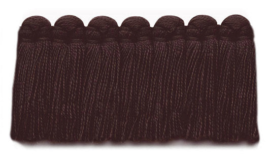 1.5" Café Brush Fringe Performance Trim by Kerry Joyce in Black Cherry