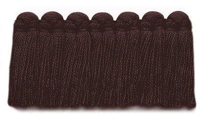 1.5" Café Brush Fringe Performance Trim by Kerry Joyce in Black Cherry
