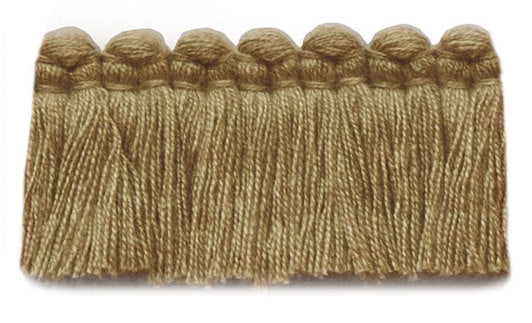 1.5" Café Brush Fringe Performance Trim by Kerry Joyce in Brass