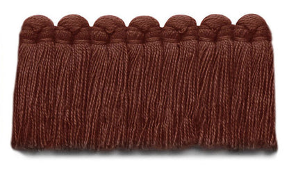 1.5" Café Brush Fringe Performance Trim by Kerry Joyce in Brick