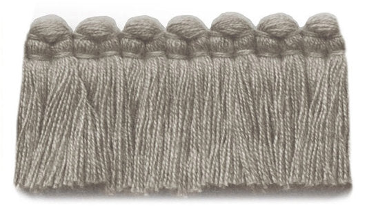 1.5" Café Brush Fringe Performance Trim by Kerry Joyce in Cadet Gray