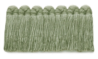 1.5" Café Brush Fringe Performance Trim by Kerry Joyce in Celery