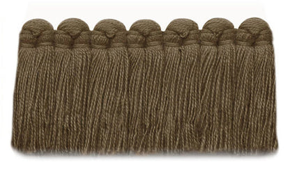 1.5" Café Brush Fringe Performance Trim by Kerry Joyce in Cocoa