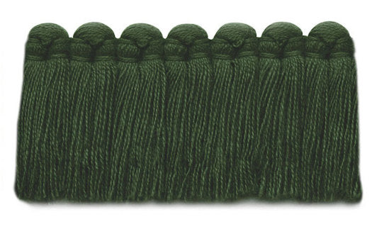 1.5" Café Brush Fringe Performance Trim by Kerry Joyce in Evergreen