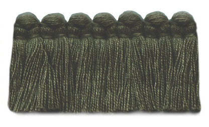 1.5" Café Brush Fringe Performance Trim by Kerry Joyce in Fern