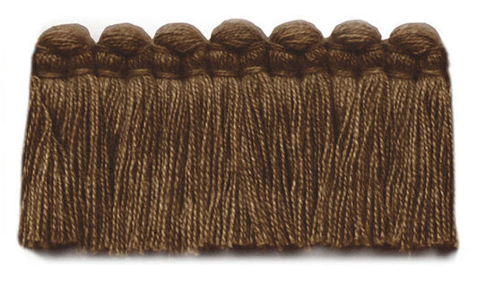 1.5" Café Brush Fringe Performance Trim by Kerry Joyce in Heather Brow