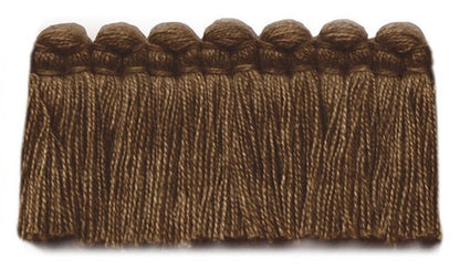 1.5" Café Brush Fringe Performance Trim by Kerry Joyce in Heather Brow