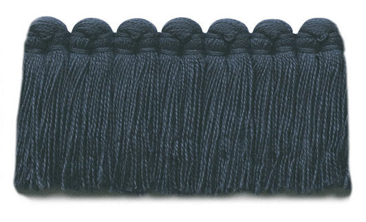1.5" Café Brush Fringe Performance Trim by Kerry Joyce in Indigo