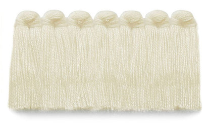 1.5" Café Brush Fringe Performance Trim by Kerry Joyce in Ivory