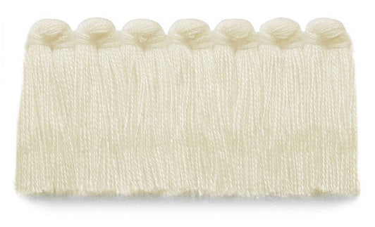 1.5" Café Brush Fringe Performance Trim by Kerry Joyce in Ivory