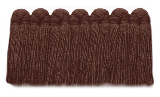 1.5" Café Brush Fringe Performance Trim by Kerry Joyce in Umber
