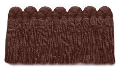 1.5" Café Brush Fringe Performance Trim by Kerry Joyce in Umber