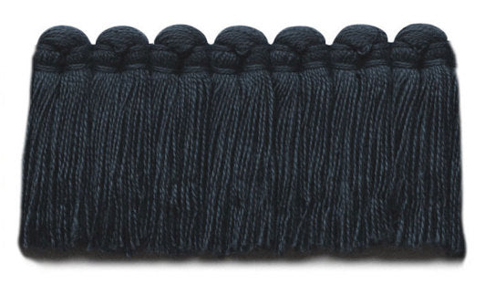 1.5" Café Brush Fringe Performance Trim by Kerry Joyce in Navy