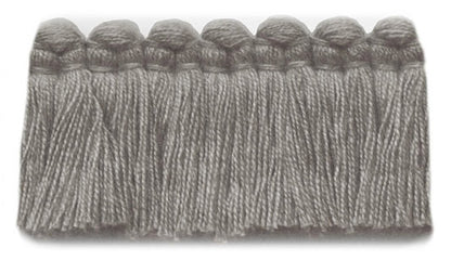1.5" Café Brush Fringe Performance Trim by Kerry Joyce in Nickel