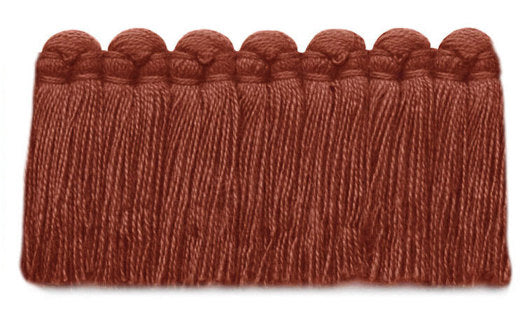 1.5" Café Brush Fringe Performance Trim by Kerry Joyce in Pimento