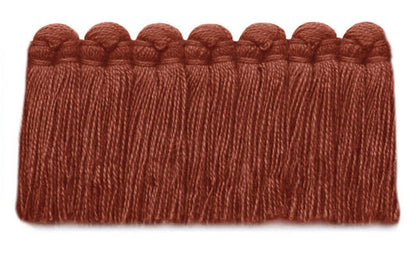 1.5" Café Brush Fringe Performance Trim by Kerry Joyce in Pimento