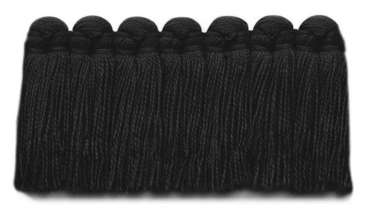 1.5" Café Brush Fringe Performance Trim by Kerry Joyce in Raven
