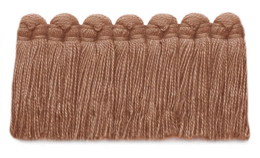 1.5" Café Brush Fringe Performance Trim by Kerry Joyce in Salmon