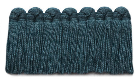 1.5" Café Brush Fringe Performance Trim by Kerry Joyce in Sapphire