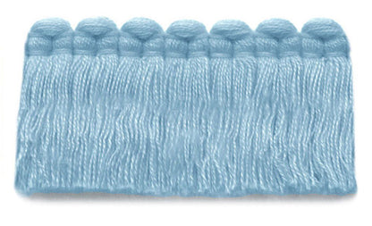 1.5" Café Brush Fringe Performance Trim by Kerry Joyce in Sky Blue