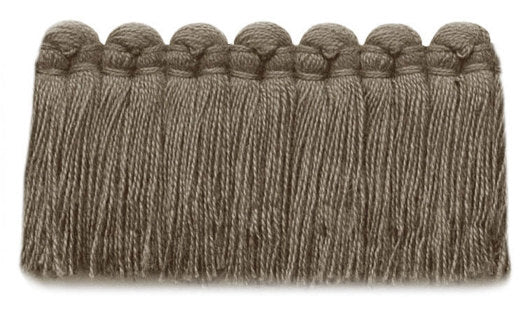 1.5" Café Brush Fringe Performance Trim by Kerry Joyce in Taupe