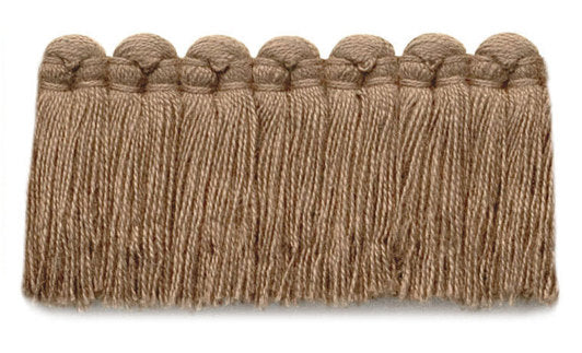 1.5" Café Brush Fringe Performance Trim by Kerry Joyce in Toast