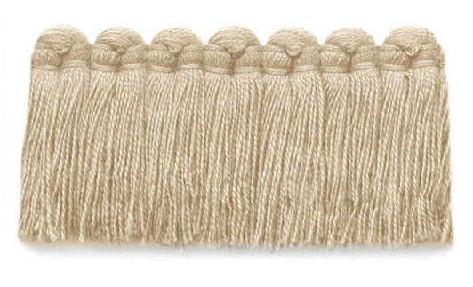 1.5" Café Brush Fringe Performance Trim by Kerry Joyce in Vellum