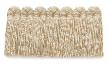1.5" Café Brush Fringe Performance Trim by Kerry Joyce in Vellum