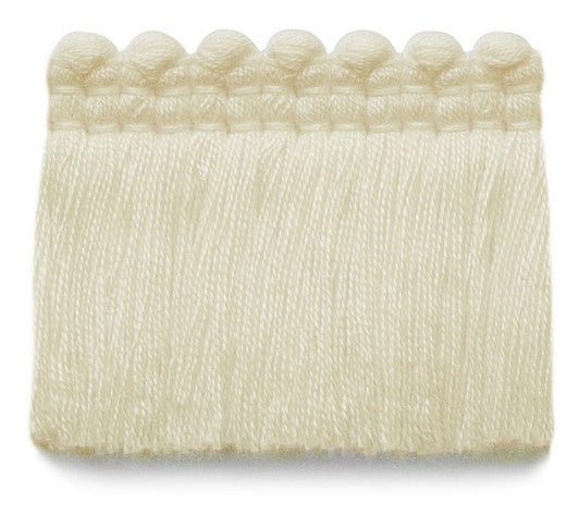 2" Chelsea Brush Fringe Performance Trim by Kerry Joyce in Ivory