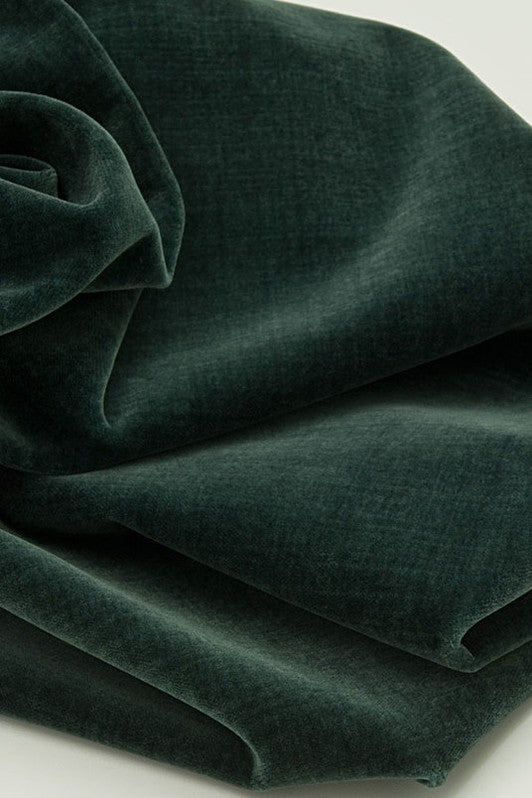 Rigoletto Velvet Fabric by Kerry Joyce in Green Slate
