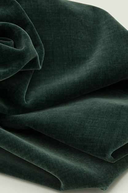 Rigoletto Velvet Fabric by Kerry Joyce in Green Slate