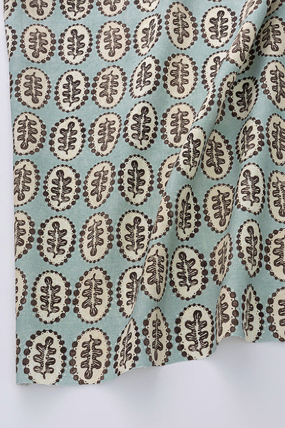 Leaves & Pearls Fabric by Kerry Joyce in Night Fern