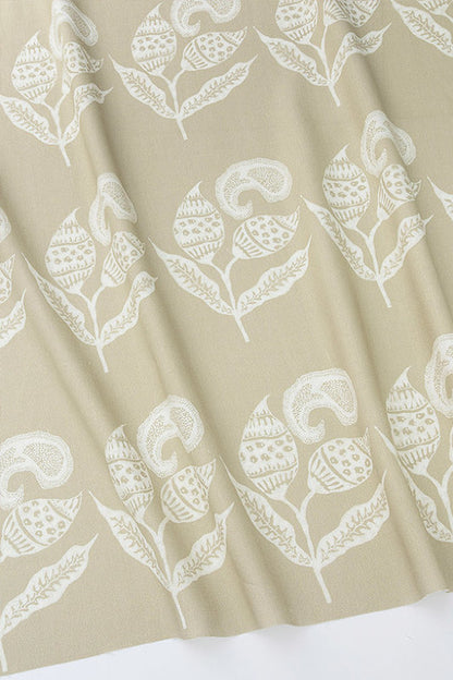 Paisley Sprigs Fabric by Kerry Joyce in Pewter Pearl