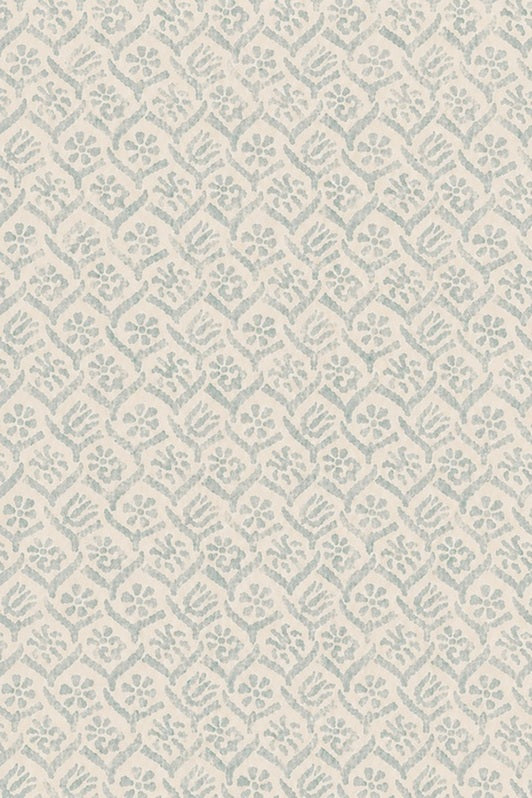 Petite Fleur Wallpaper by Kerry Joyce in Moonstone Blue