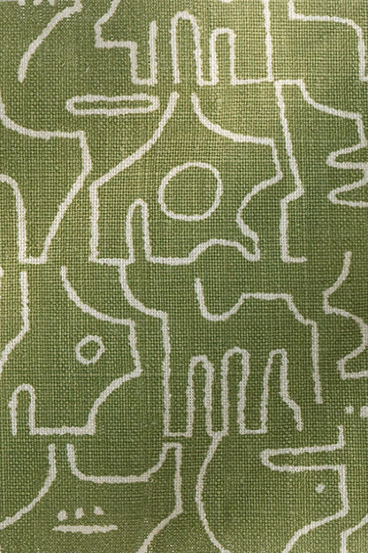 Rune Fabric by Kerry Joyce in Olive/Natural