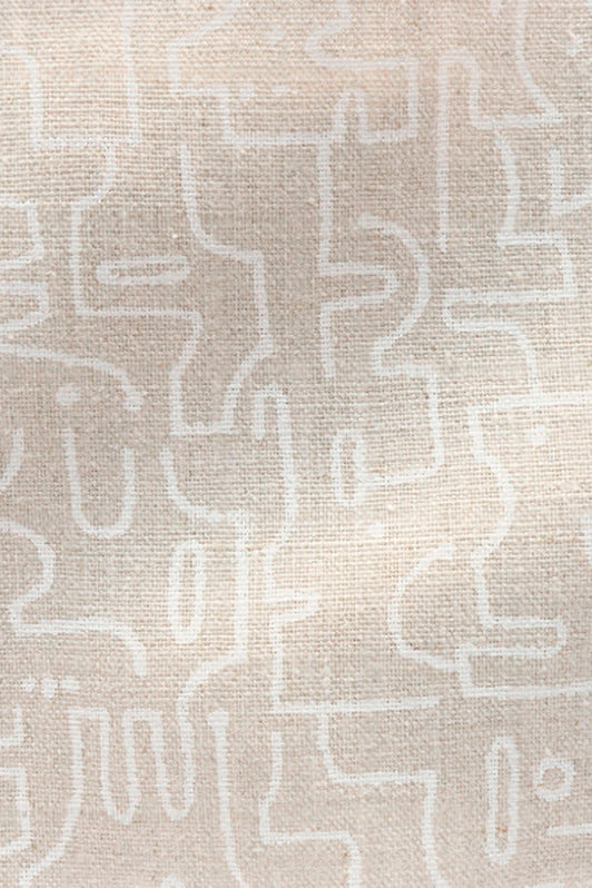 Rune Fabric by Kerry Joyce in Snow/Natural
