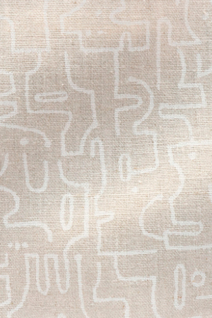 Rune Fabric by Kerry Joyce in Snow/Natural