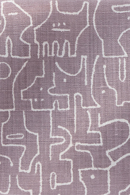 Rune Fabric by Kerry Joyce in Lilac/Natural
