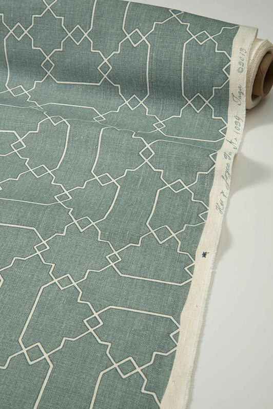 Taza Fabric by Kerry Joyce in Sea