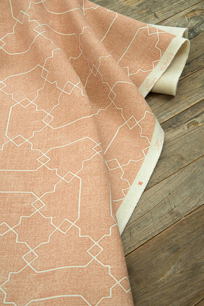 Taza Fabric by Kerry Joyce in Coral