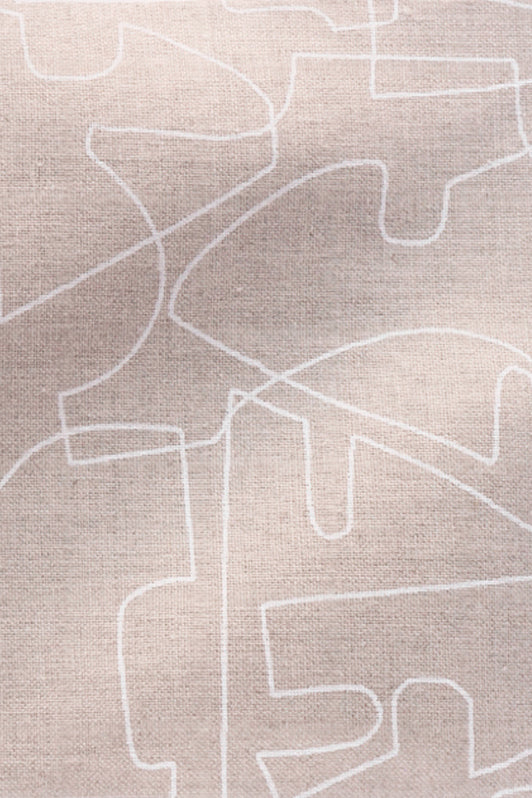 Verge Fabric by Kerry Joyce in Snow/Flax
