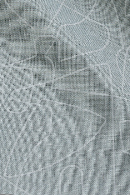 Verge Fabric by Kerry Joyce in Moonstone Blue/Natural