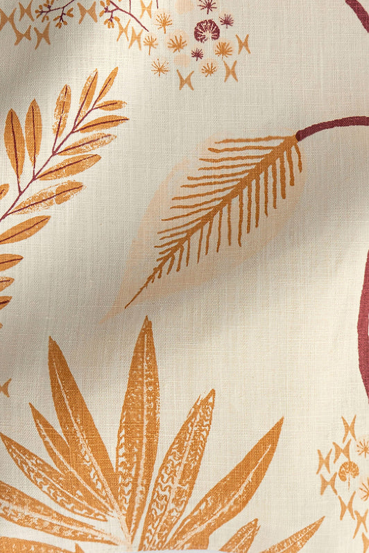 Woodlands Fabric by Kerry Joyce in Butterscotch