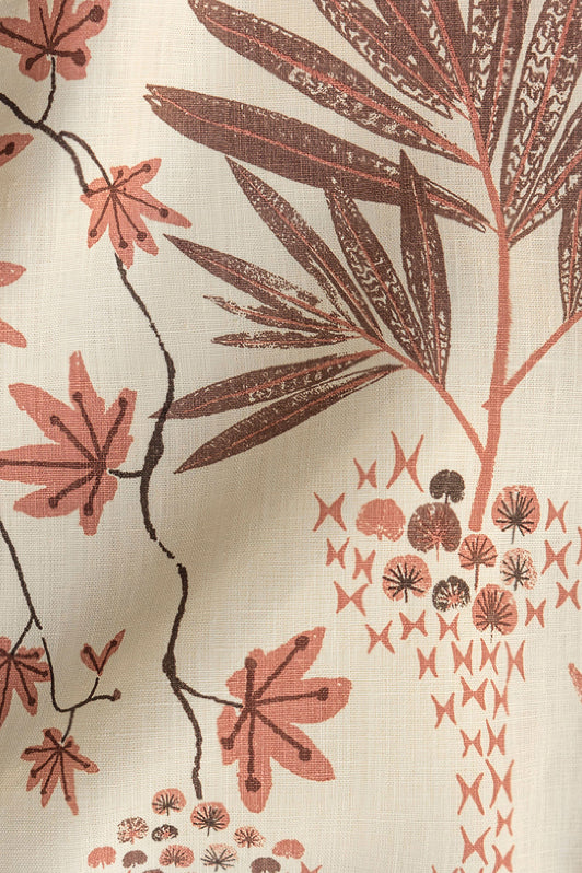 Woodlands Fabric by Kerry Joyce in Rosewood