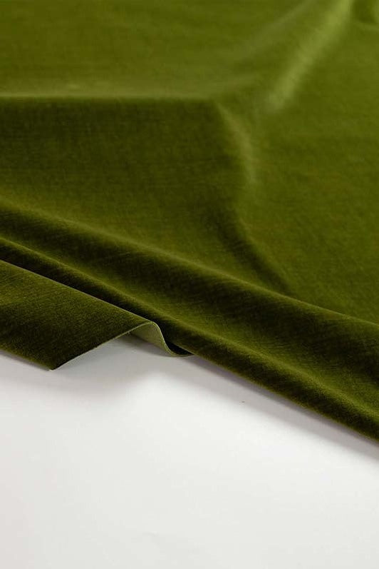 Rigoletto Velvet Fabric by Kerry Joyce in Juniper