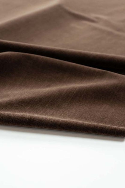 Rigoletto Velvet Fabric by Kerry Joyce in Hickory