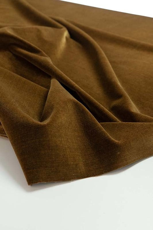 Rigoletto Velvet Fabric by Kerry Joyce in Ginger
